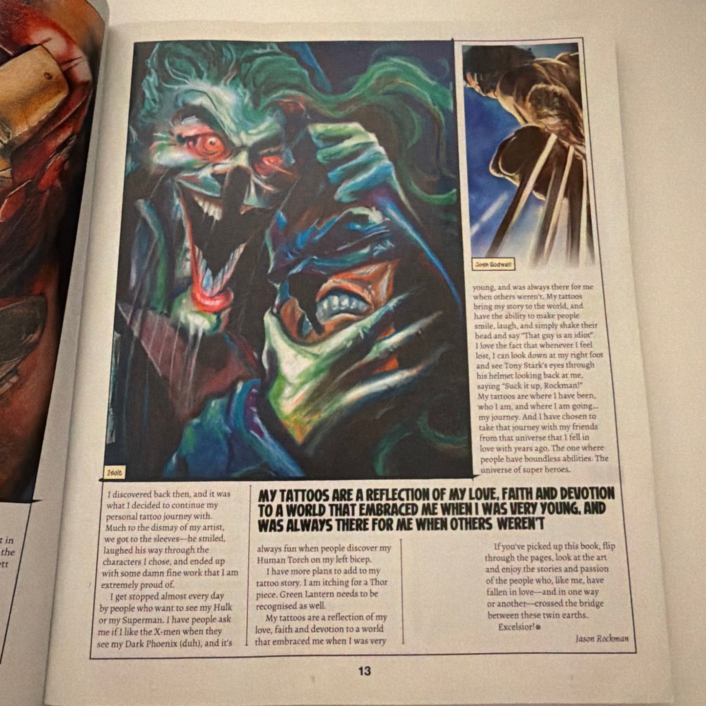 Skin Deep Presents the Best Comic Book Tattoos: Volume 1 by Sion Smith (comic)