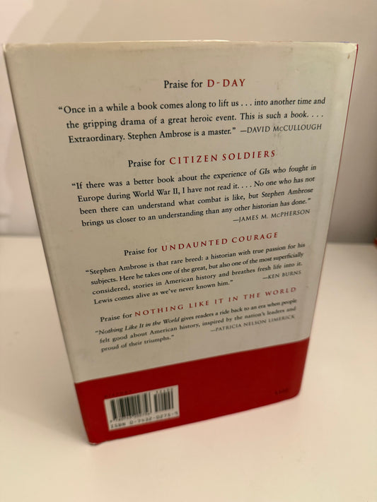 To America: Personal Reflections of an Historian, Stephen E. Ambrose (hardback book)