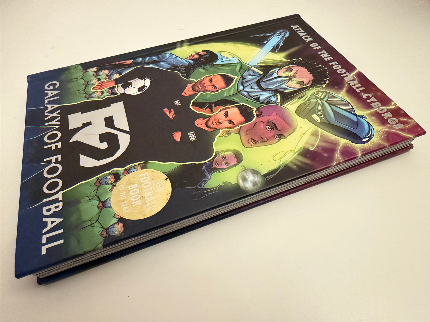 F2: Galaxy of Football: Attack of the Football Cyborgs (hardback book)