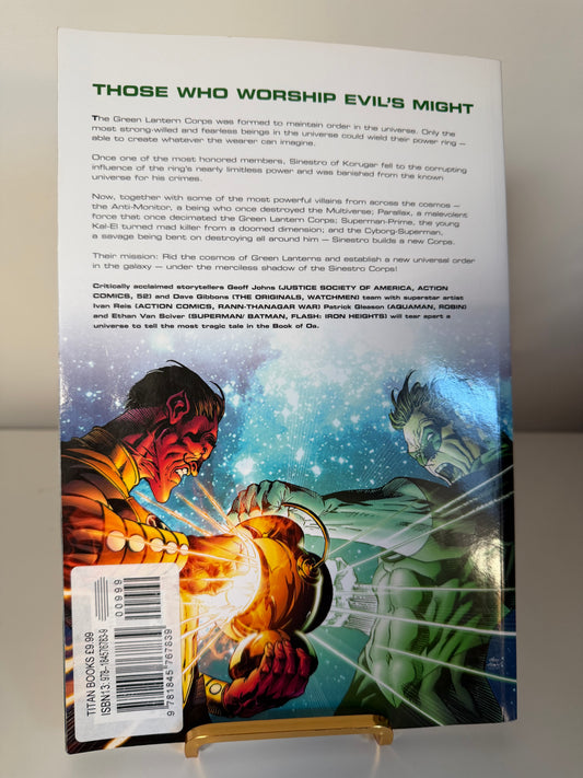 Green Lantern Sinestro Corps War Vintage Graphic Novel DC Comics 2008 Johns