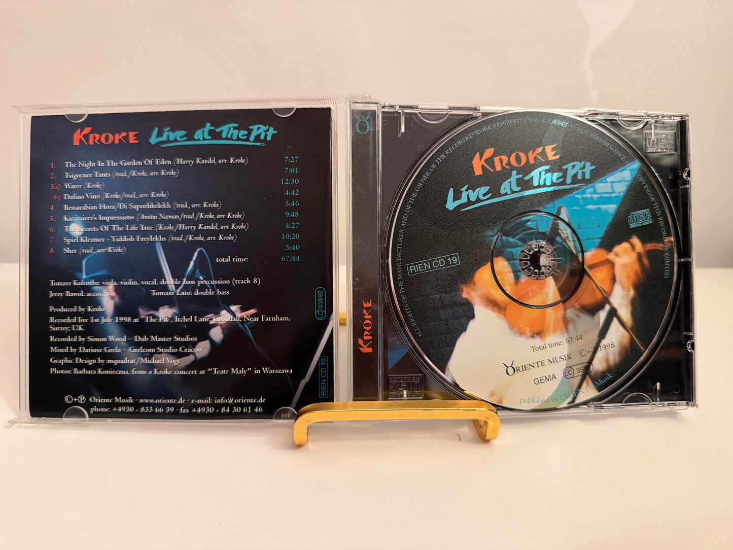 Kroke – Live at the Pit (Klezmer Acoustic Music) – CD (1998)