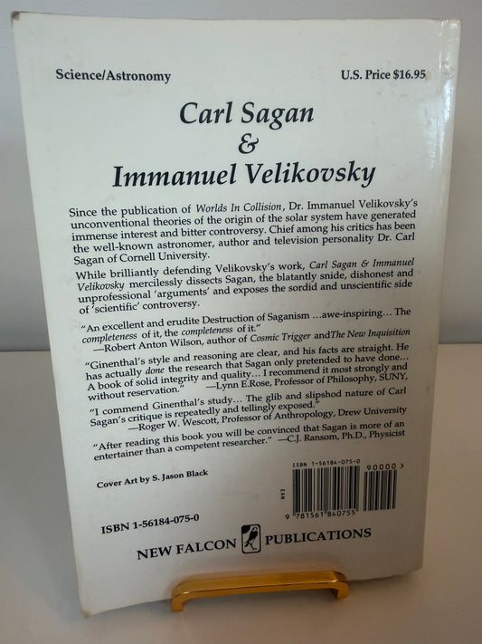 Carl Sagan and Immanuel Velikovsky by Charles Ginenthal (hardback book)