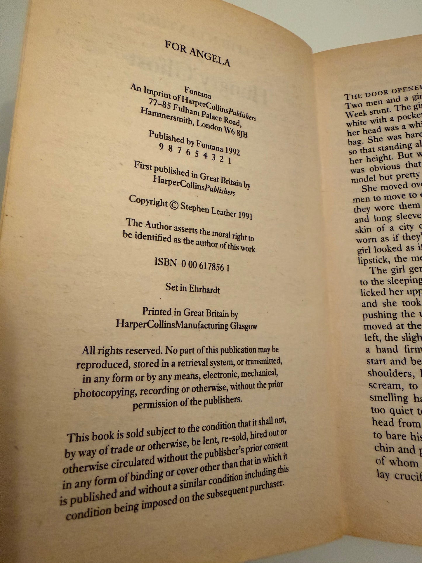 Hungry Ghost by Stephen Leather (Vintage Paperback)