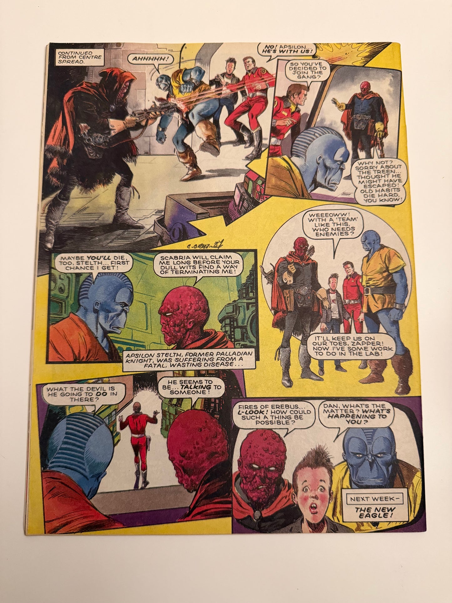 Eagle Comic – Issue No. 295 (14th November 1987)