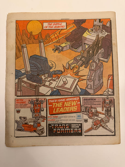Eagle Comic – Issue No. 237 (4th October 1986)