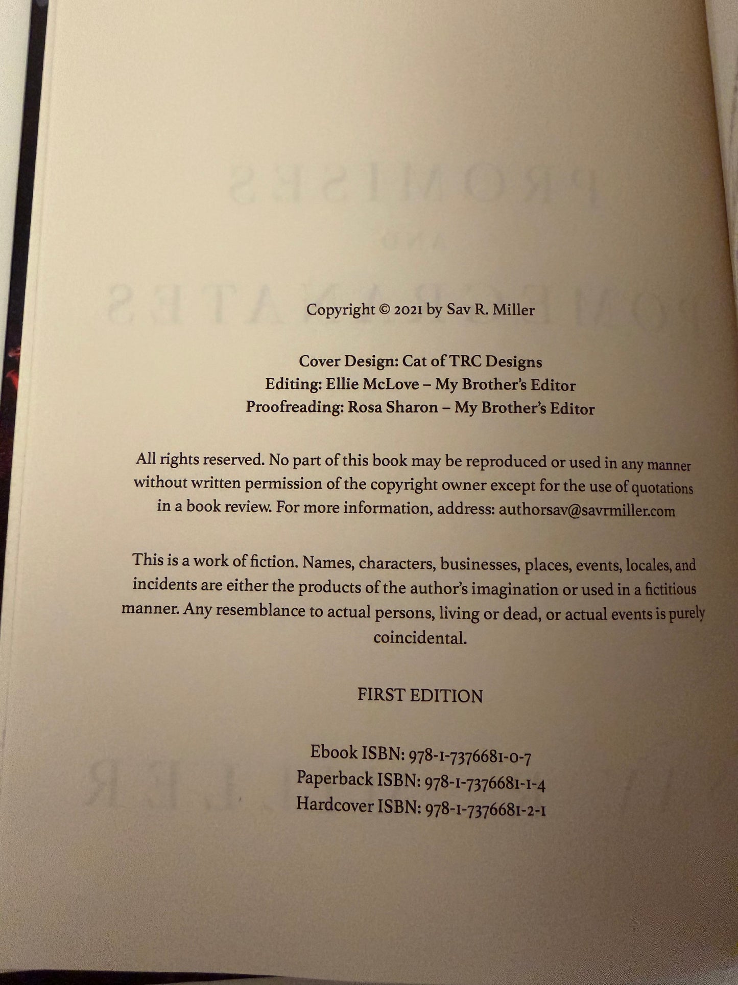 Promises and Pomegranates by Sav R. Miller (Monsters & Muses, Book 1)