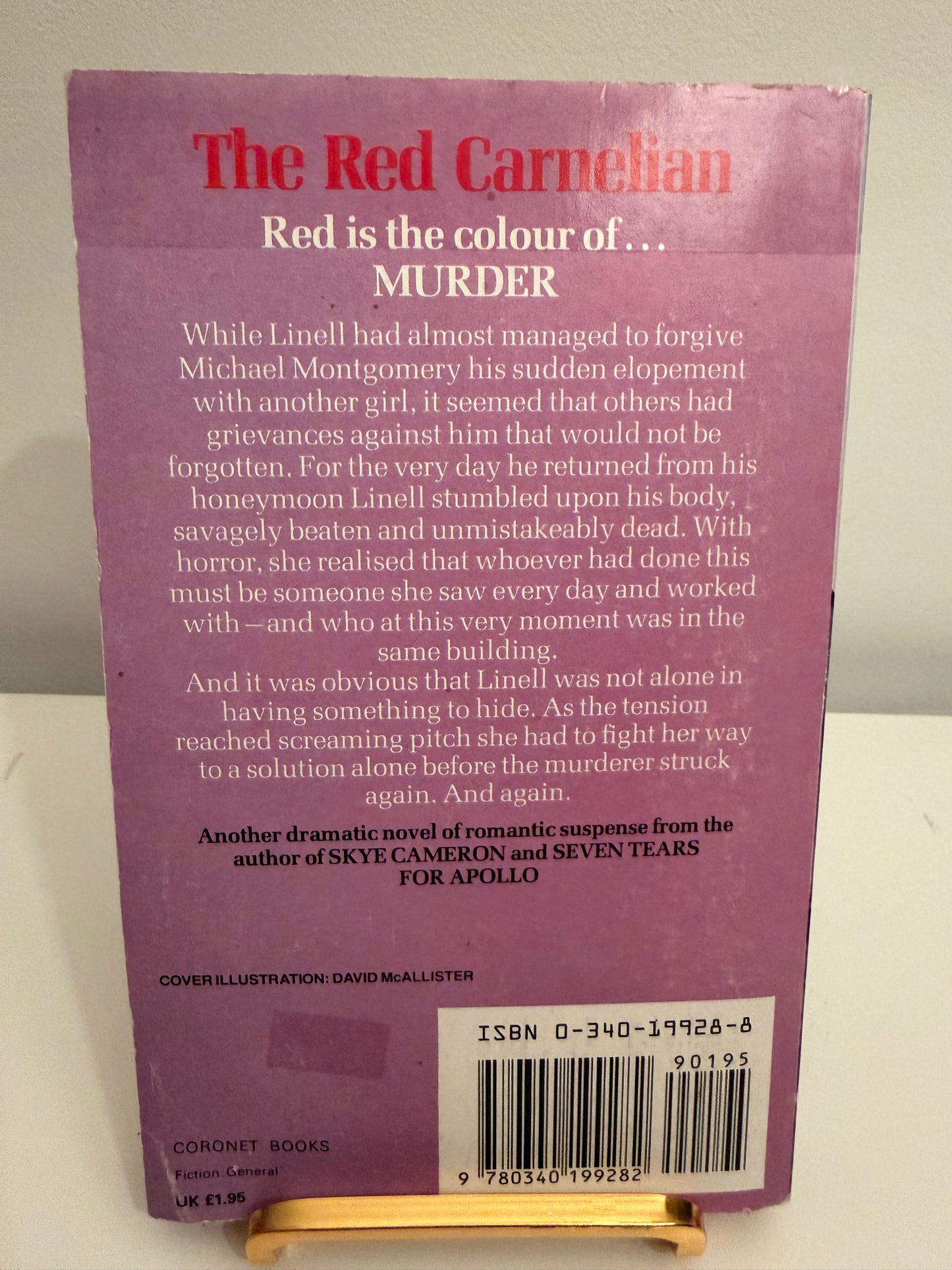 The Red Carnelian by Phyllis A. Whitney (paperback book)