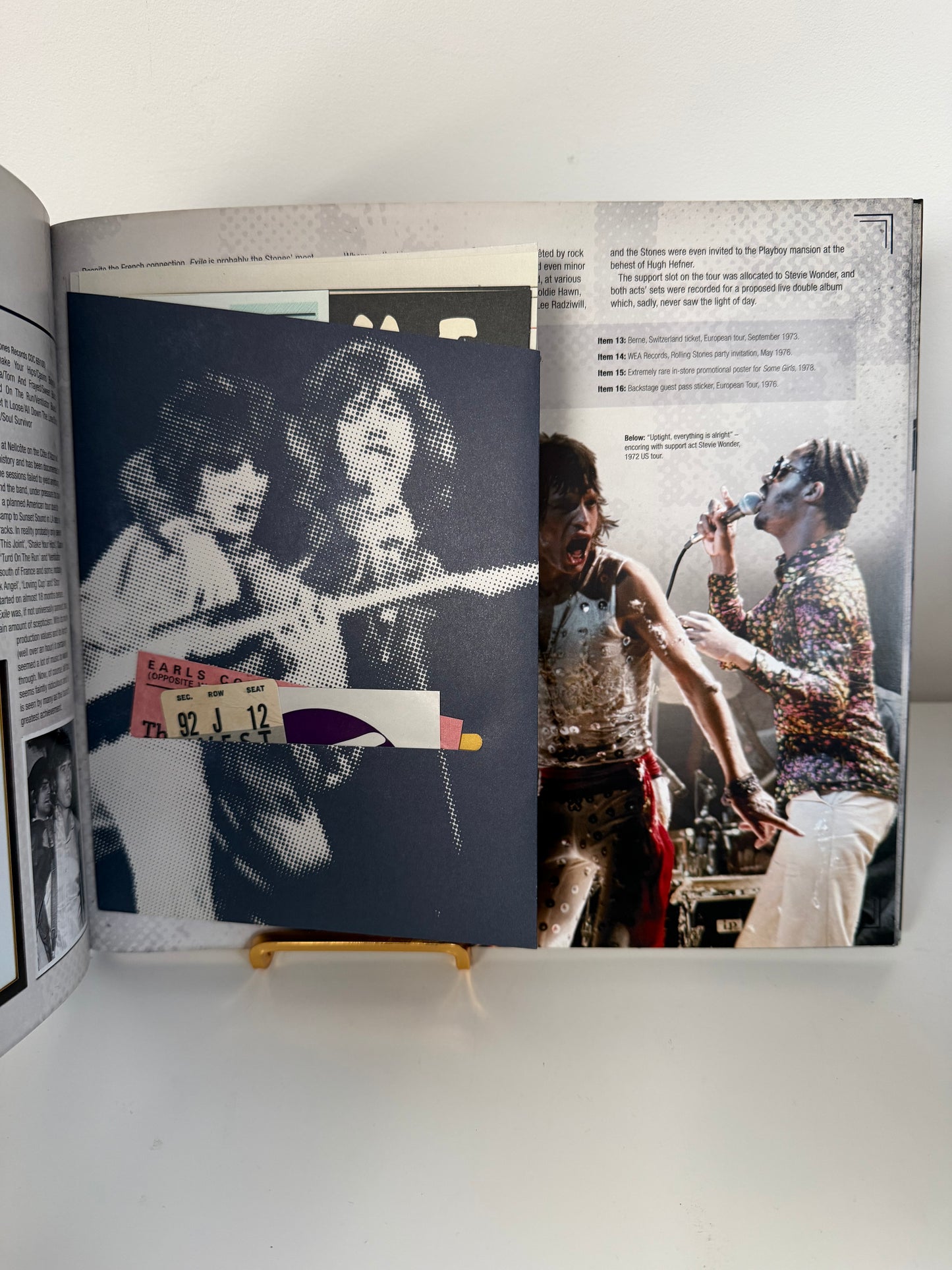 THE ROLLING STONES Treasures of In Folio Case HB 2011 Memorabilia