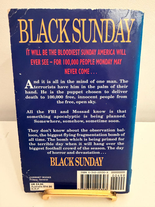 Black Sunday by Thomas Harris (Coronet paperback copy)