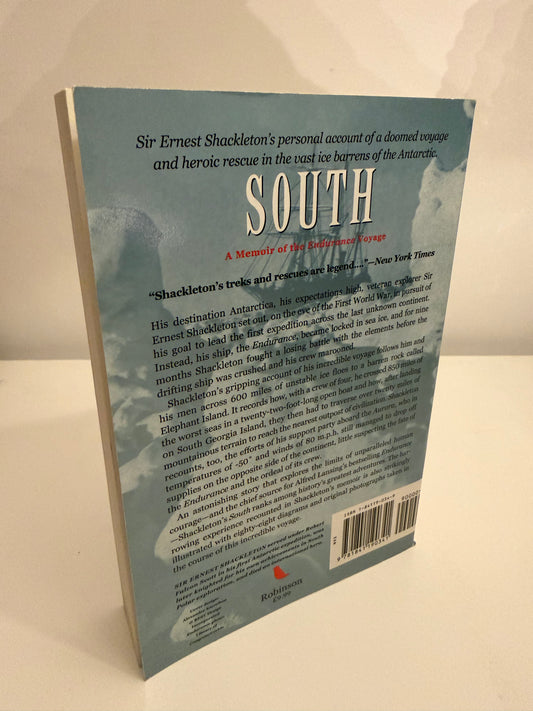 South: A Memoir of the Endurance Voyage by Ernest Shackleton (paperback book)
