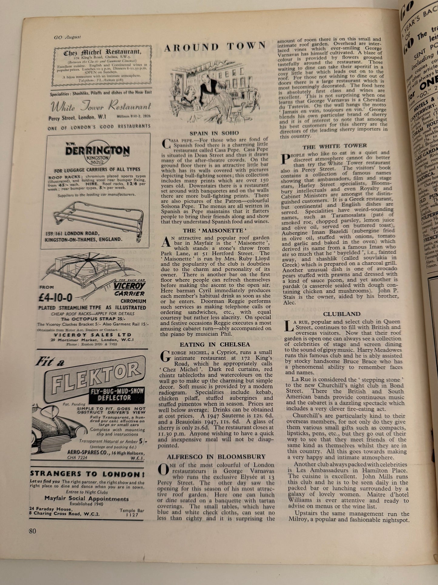 GO Magazine – Holiday Number 1953 | Vintage Travel Classic with Playful Beach Cover Art