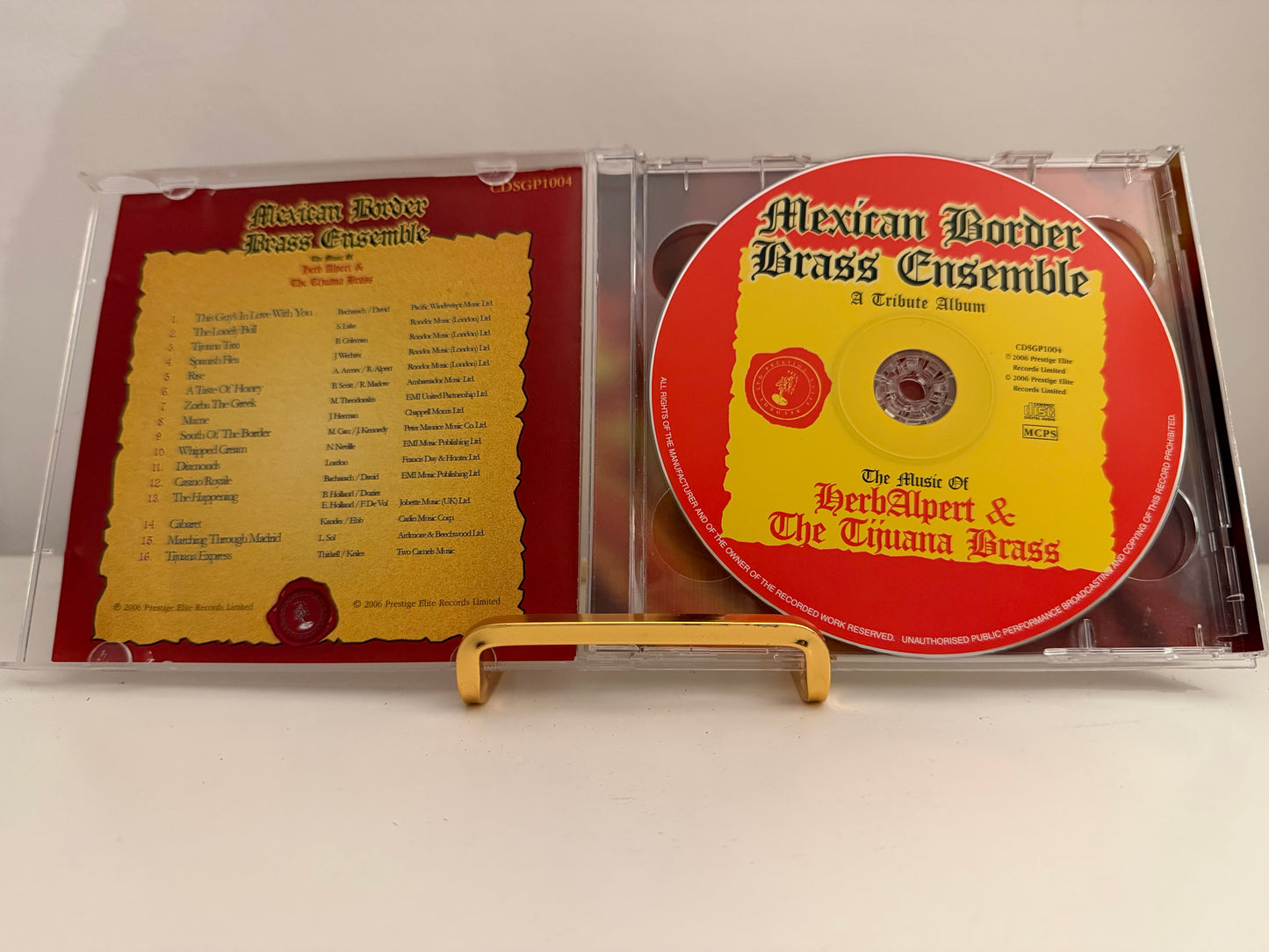 Mexican Border Brass Ensemble - Music of Herb Alpert & The Tijuana Brass (2006 CD)