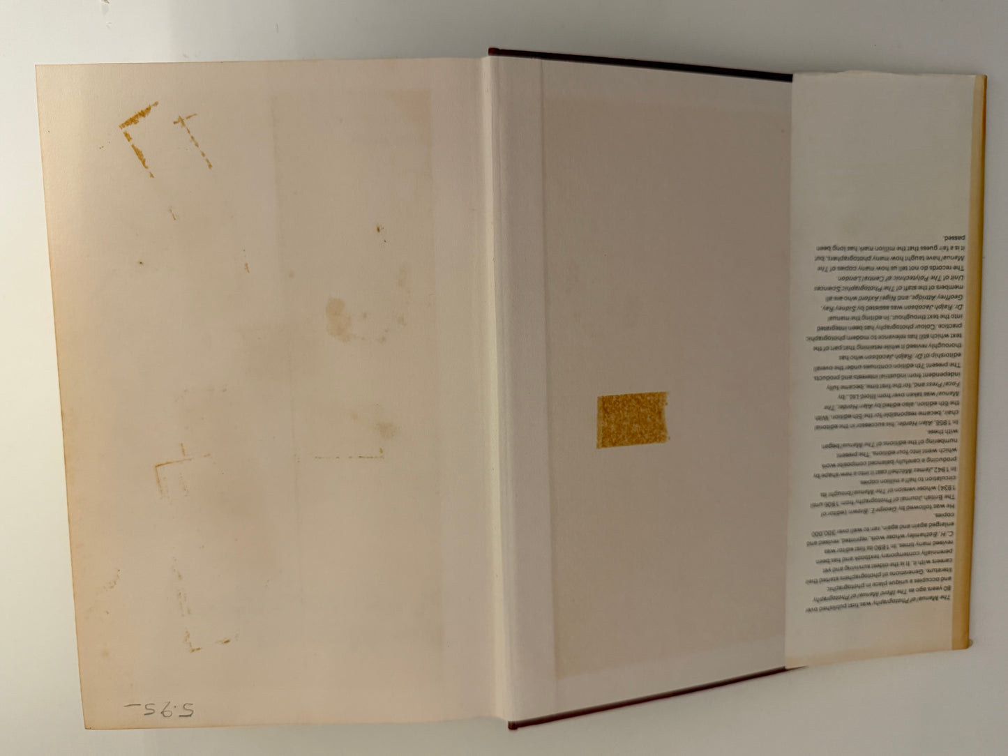 THE MANUAL OF PHOTOGRAPHY: FORMERLY THE ILFORD MANUAL OF By Ralph E. Jacobson VG (Hardback book)