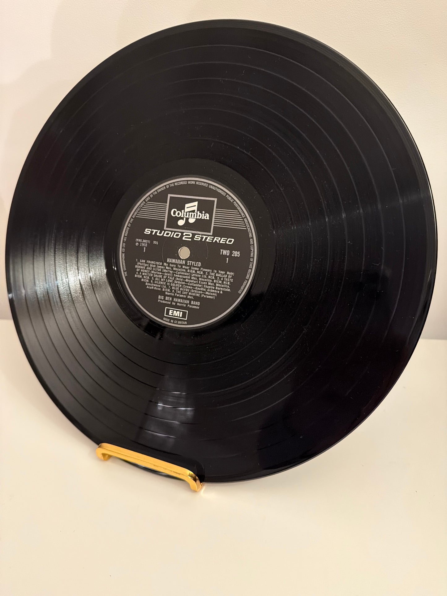 Big Ben Hawaiian Band, Hawaiian Styled LP, Marble Arch Vinyl