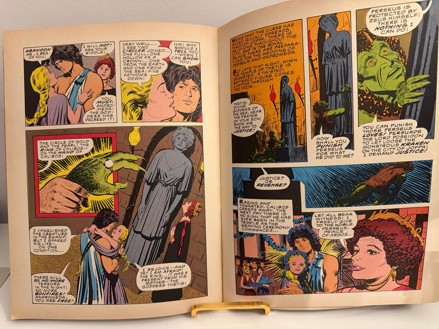 Clash Of The Titans 1981 Look-In Film Special Illustrated Movie Adaptation ITV