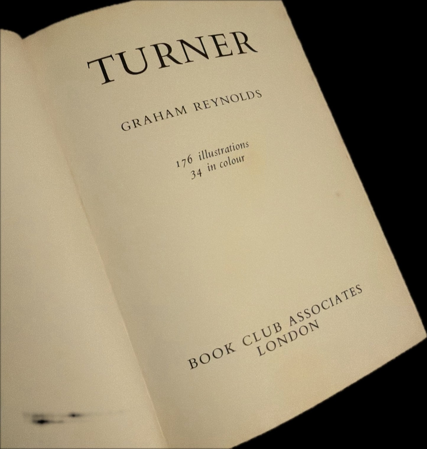 Turner by Graham Reynolds Art (book)