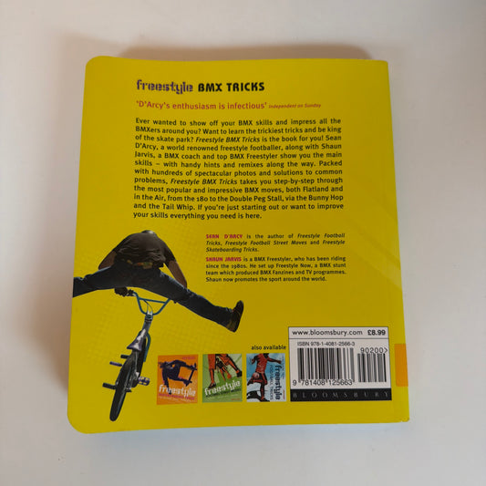 Freestyle BMX Tricks: Flatland and Air by Sean D'Arcy (paperback book)