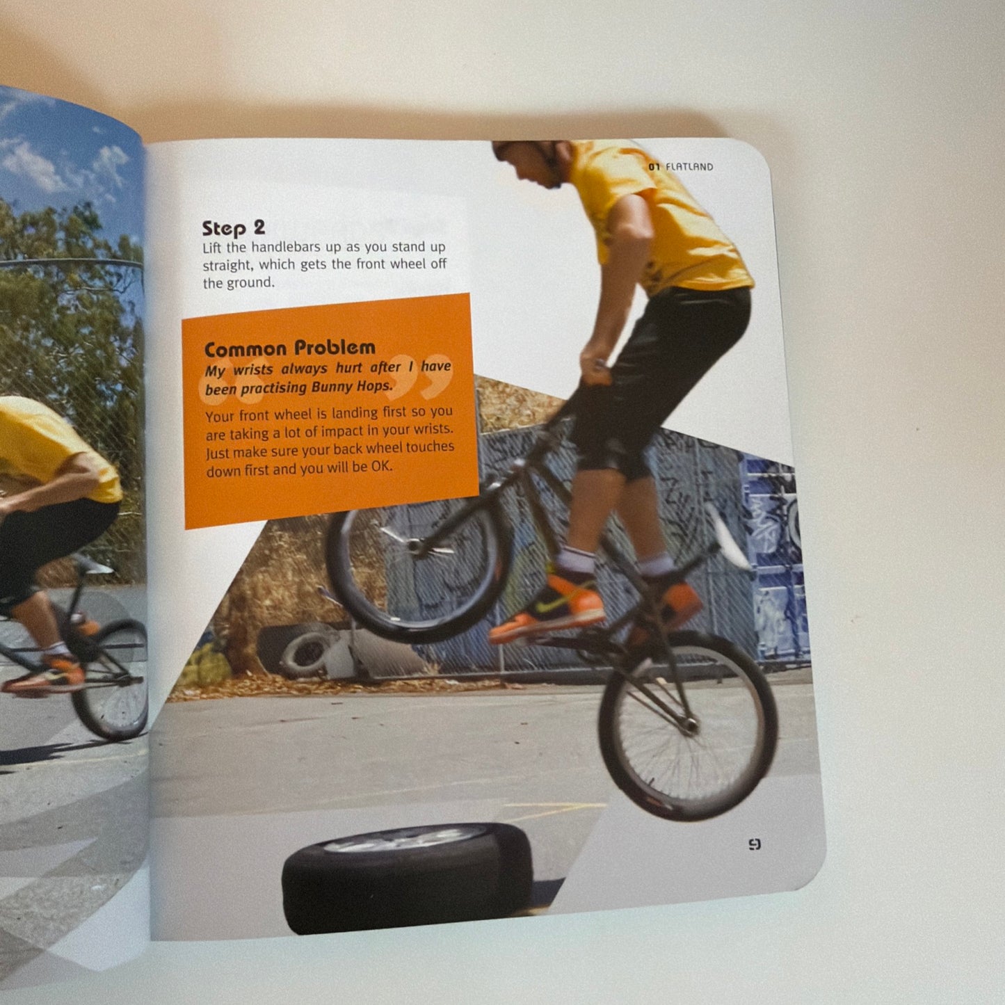 Freestyle BMX Tricks: Flatland and Air by Sean D'Arcy (paperback book)