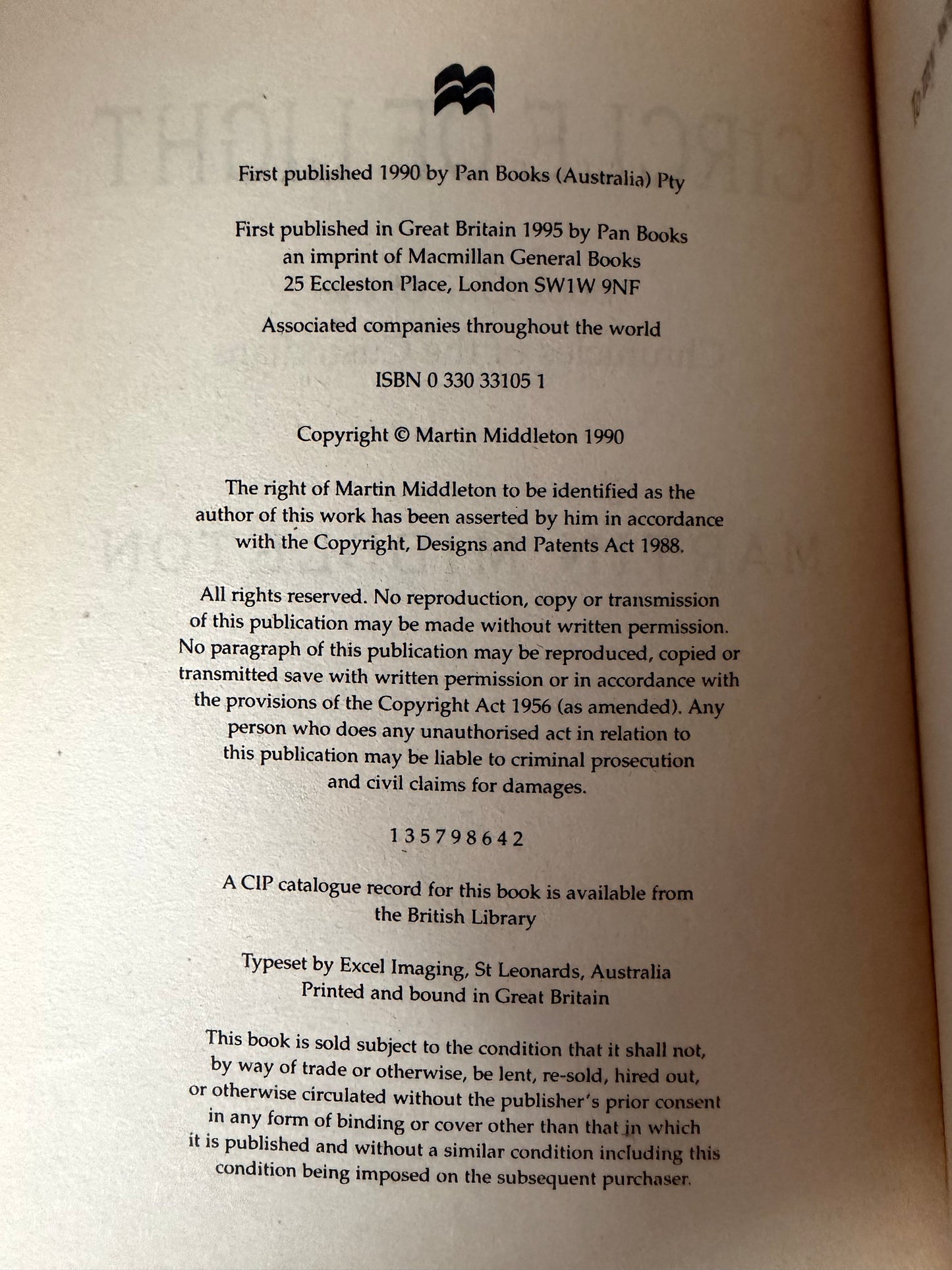 Circle of Light by Martin Middleton (book)