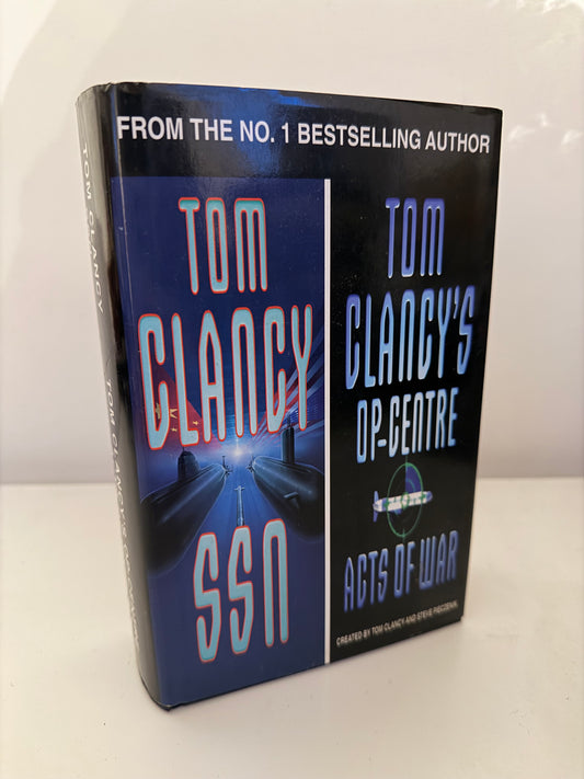SSN & Op-centre Actors of War by Tom Clancy (hardback book)