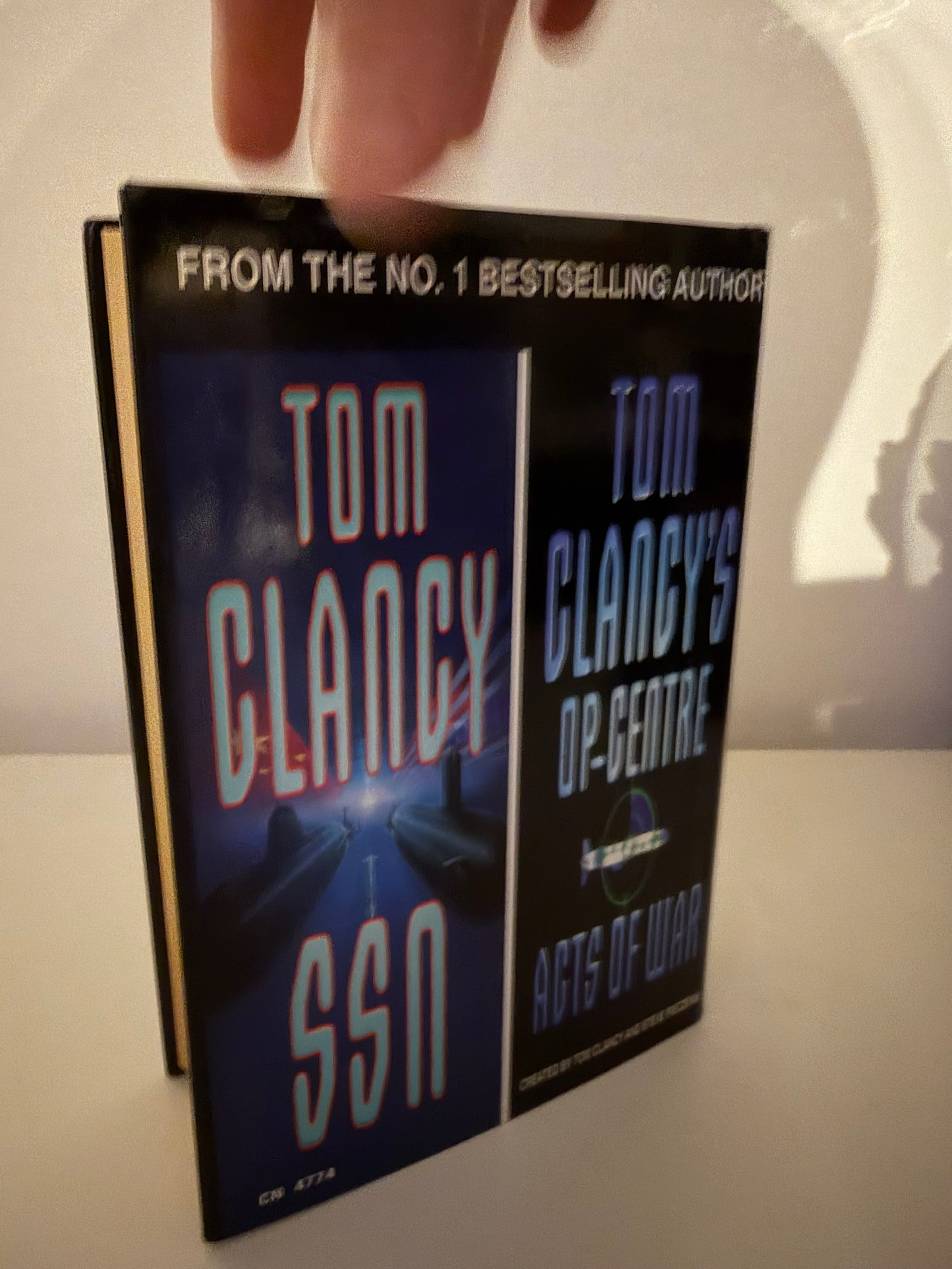 SSN & Op-centre Actors of War by Tom Clancy (hardback book)