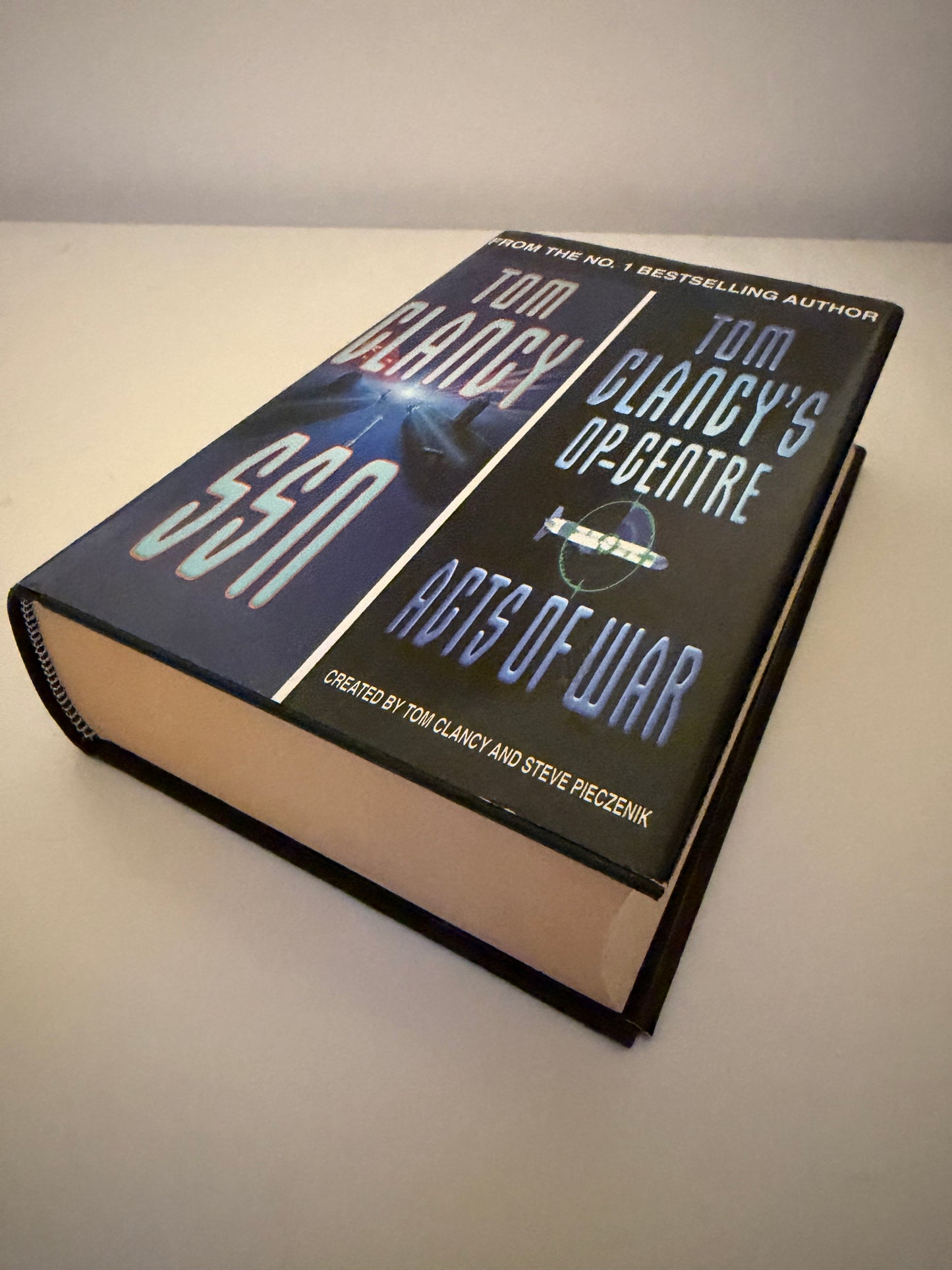 SSN & Op-centre Actors of War by Tom Clancy (hardback book)