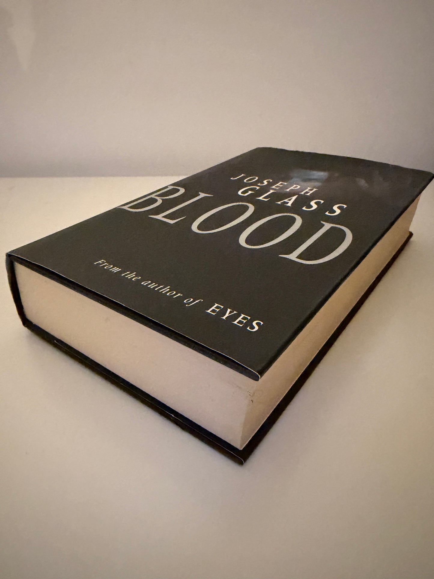 Blood by Joseph Glass (hardback book)