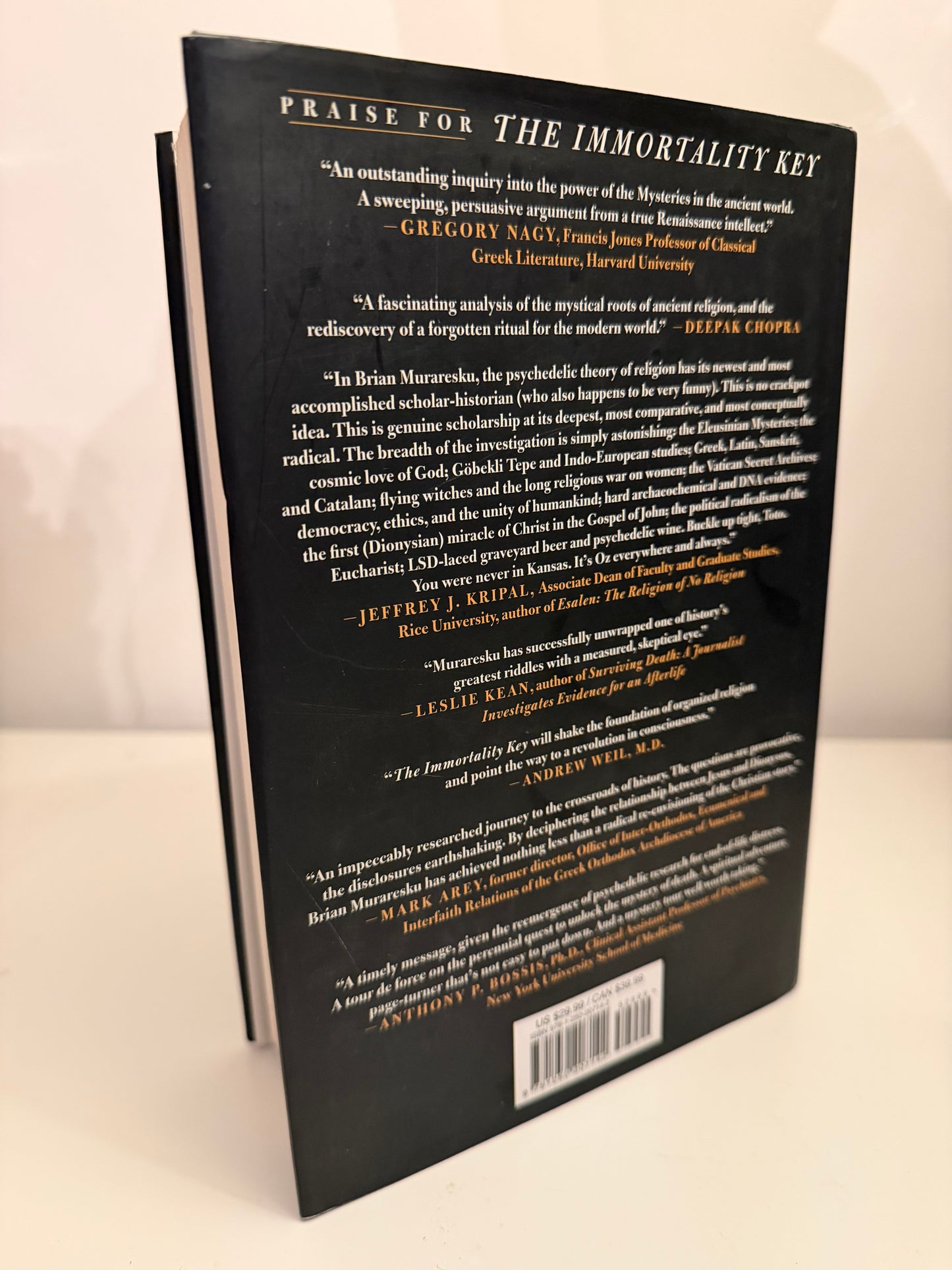 The Immortality Key, The Secret History of the Religion with No Name By Brian Moratesku (hardback book)