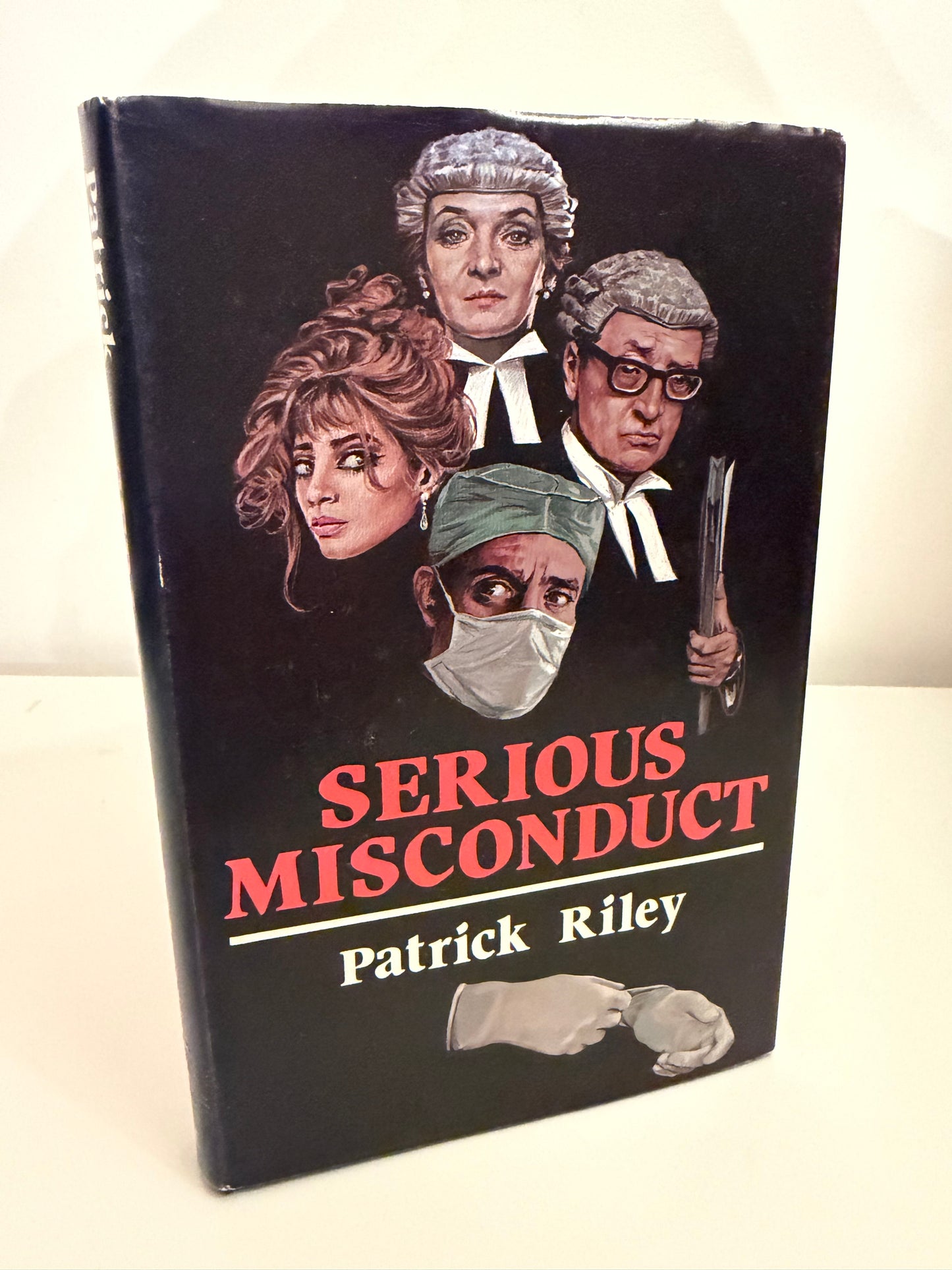 SIGNED BOOK Serious Misconduct by Patrick Riley (hardback book)