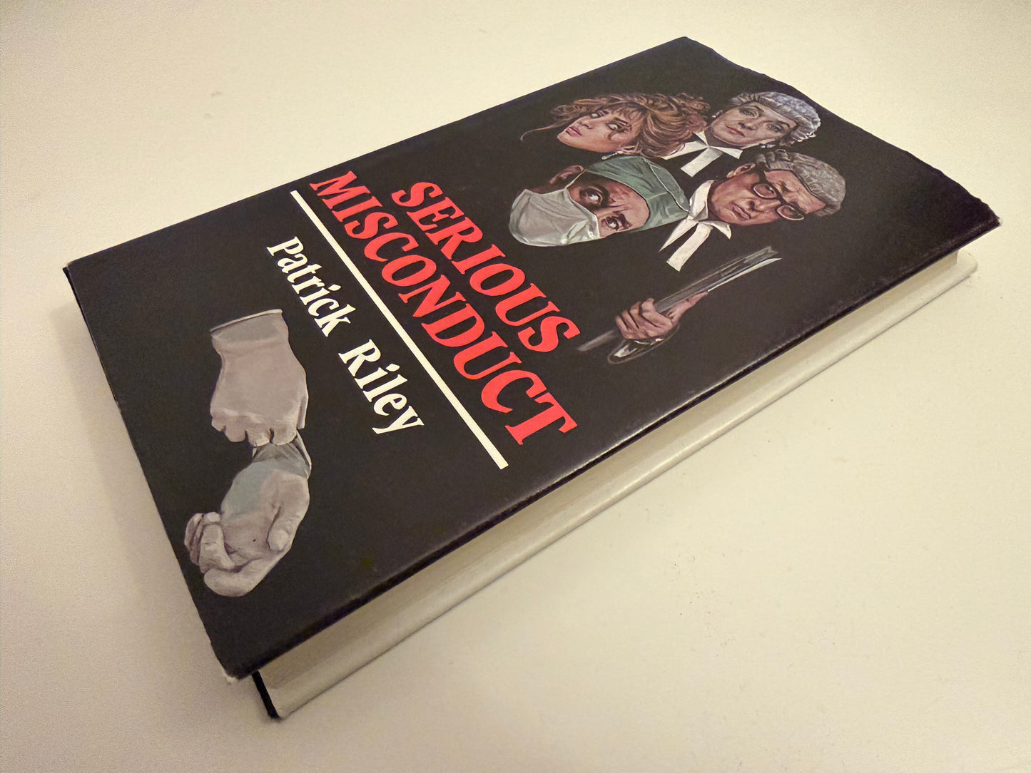 SIGNED BOOK Serious Misconduct by Patrick Riley (hardback book)