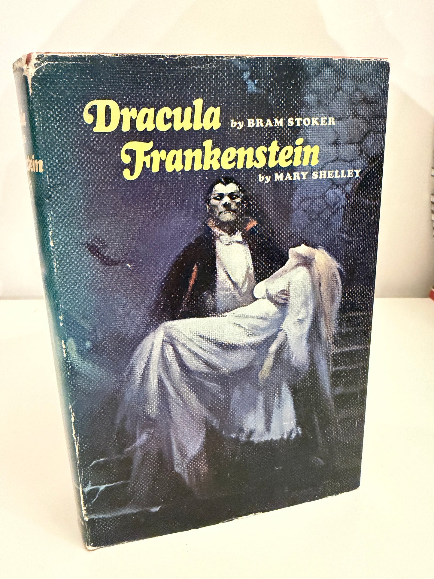 RARE Dracula by Bram Stocker & Frankenstein by Mary Shelley: Two-in-One Vintage (hardcover book)
