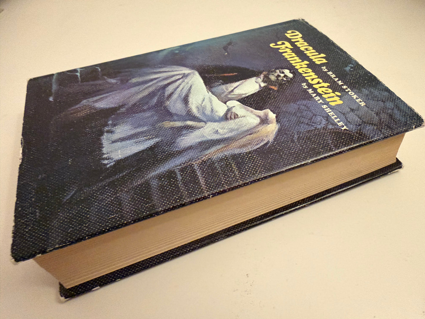 RARE Dracula by Bram Stocker & Frankenstein by Mary Shelley: Two-in-One Vintage (hardcover book)
