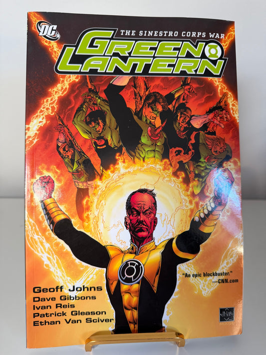 Green Lantern Sinestro Corps War Vintage Graphic Novel DC Comics 2008 Johns