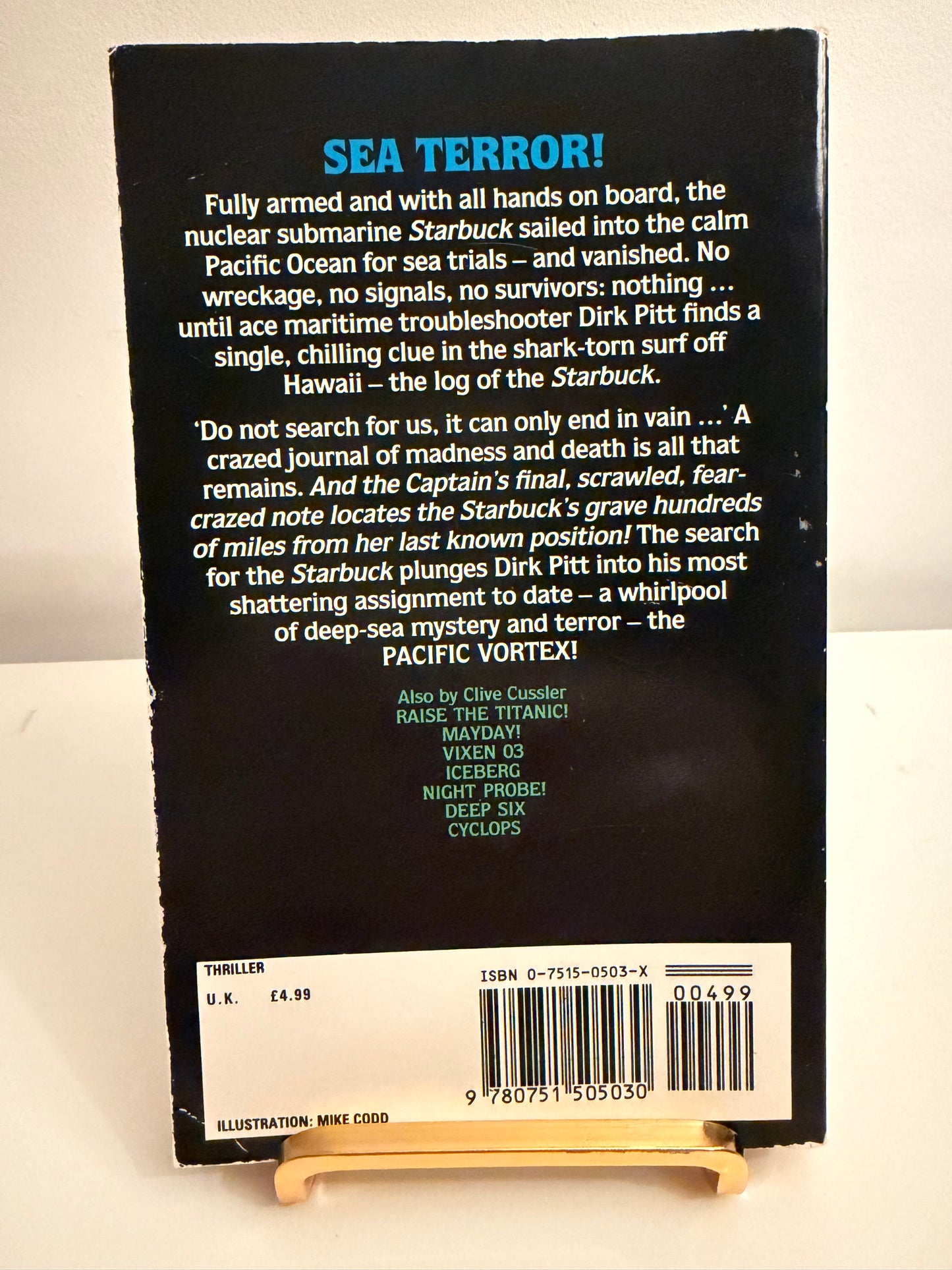 Pacific Vortex! By Clive Cussler (The First Dirk Pitt Adventure)