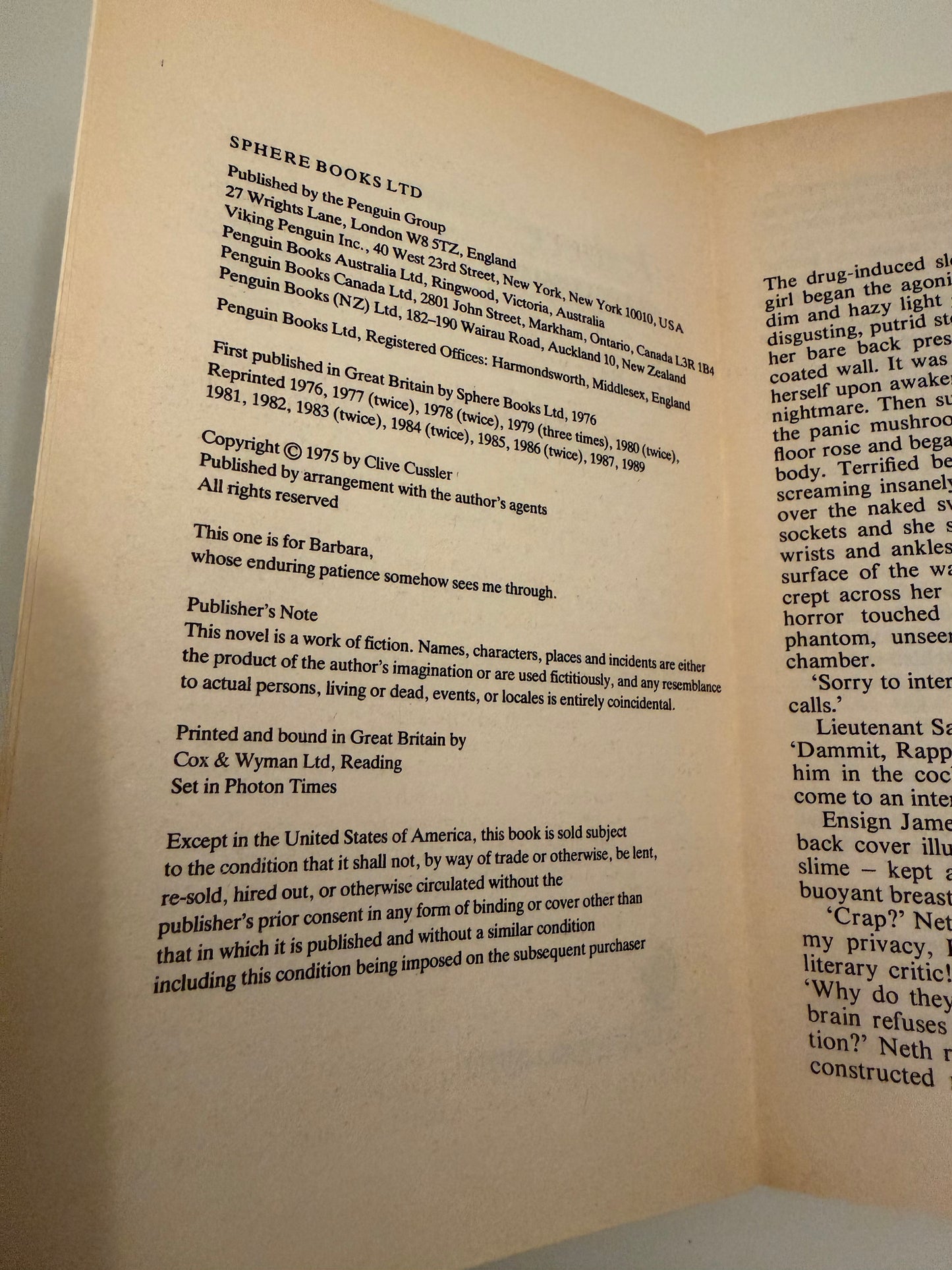Iceberg by Clive Cussler (Dirk Pitt Adventure #2)