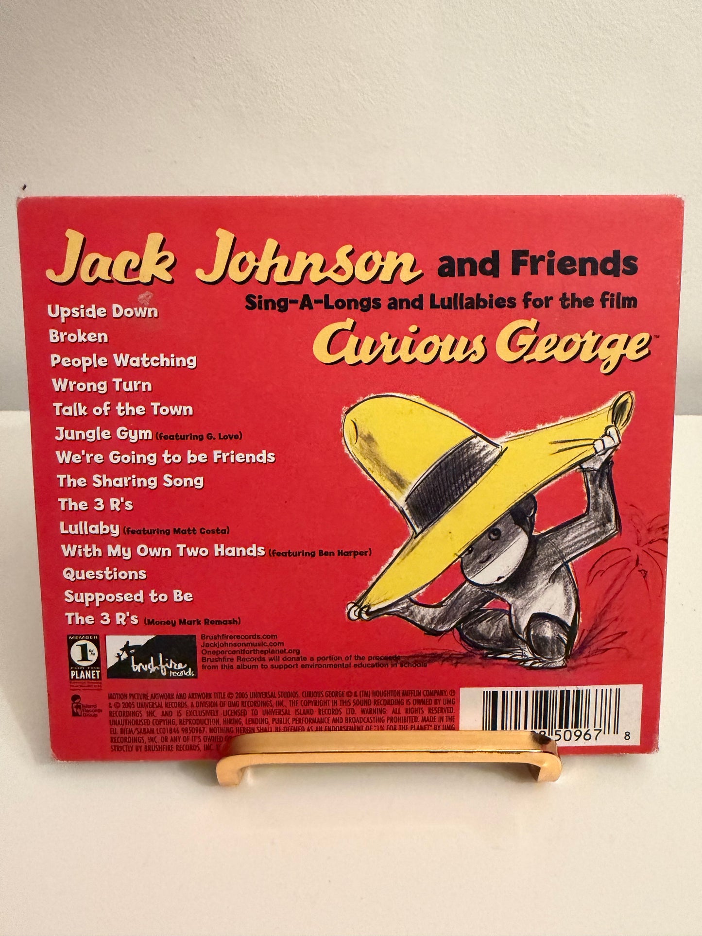 Jack Johnson and Friends: Sing-A-Longs and Lullabies for the film Curious George (CD)