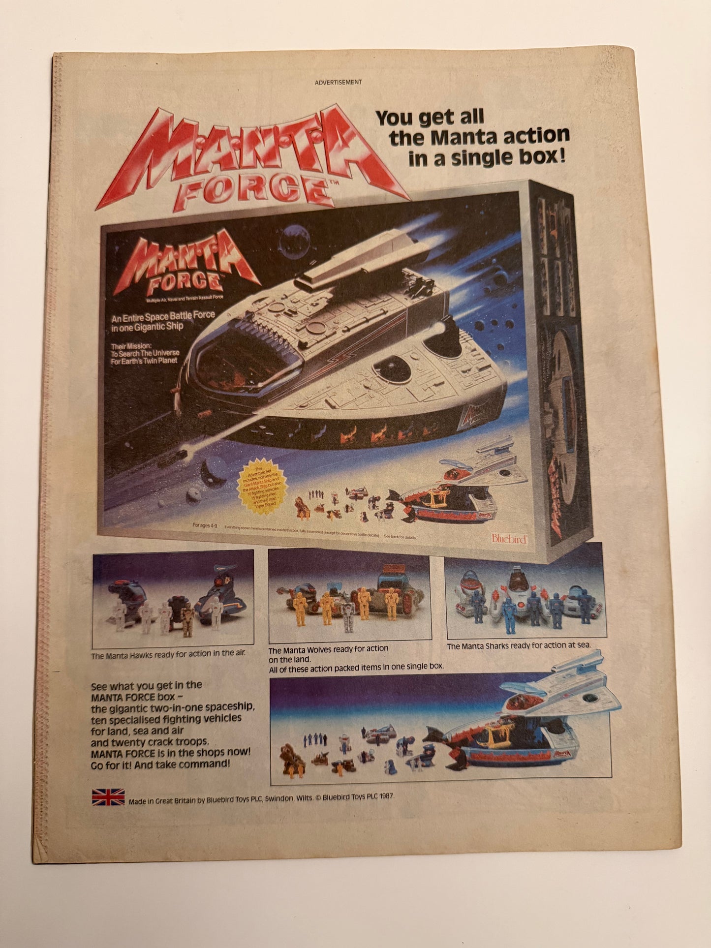 Eagle Comic – Issue No. 290 (10th October 1987)