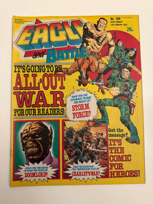 Eagle and Tiger Comic – Issue No. 202 (1st February 1986)