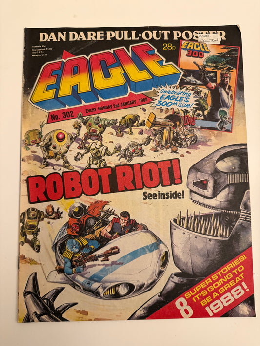 Eagle Comic – Issue No. 302 (2nd January 1988)