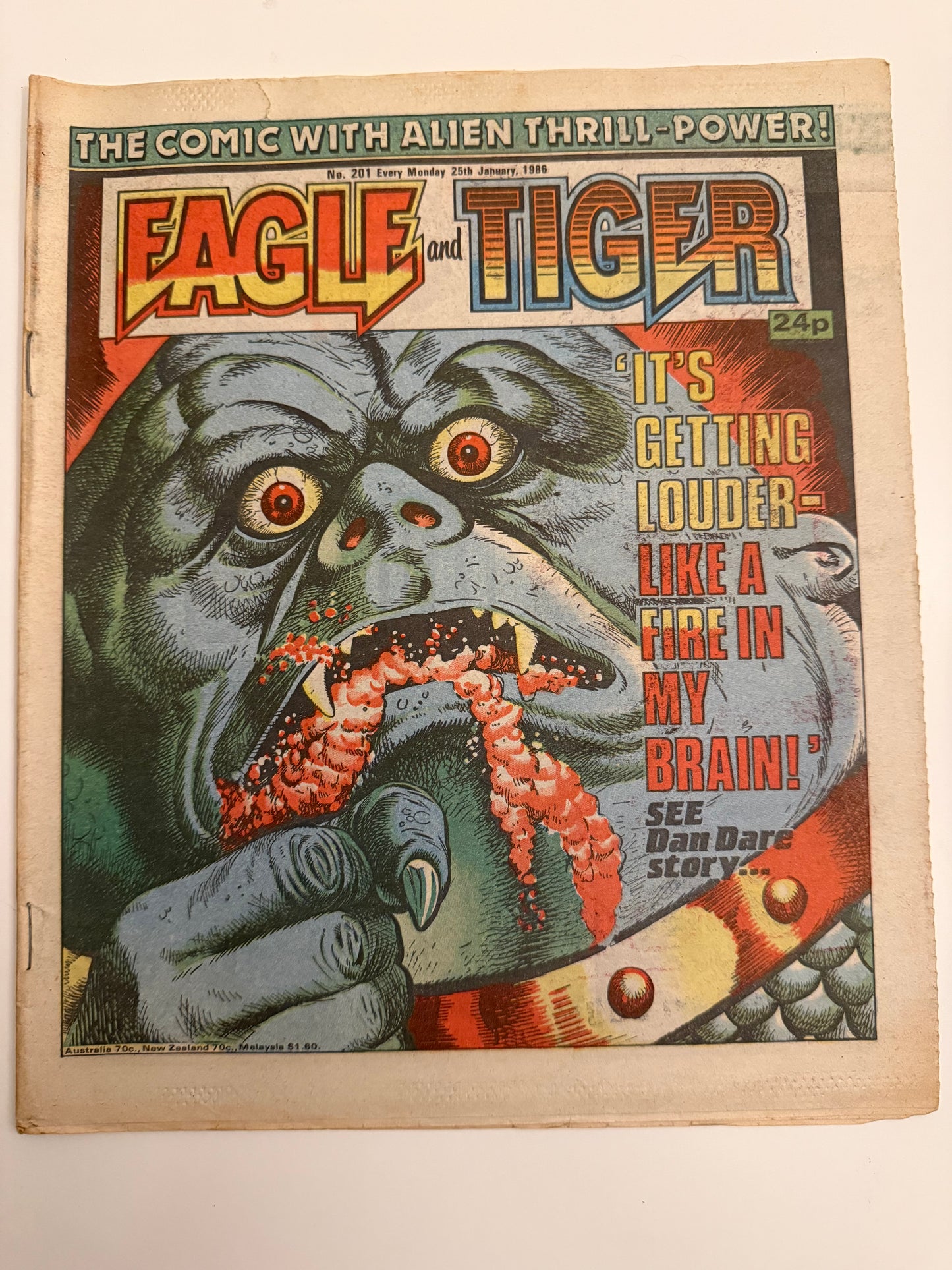 Eagle and Tiger Comic – Issue No. 201 (25th January 1986)