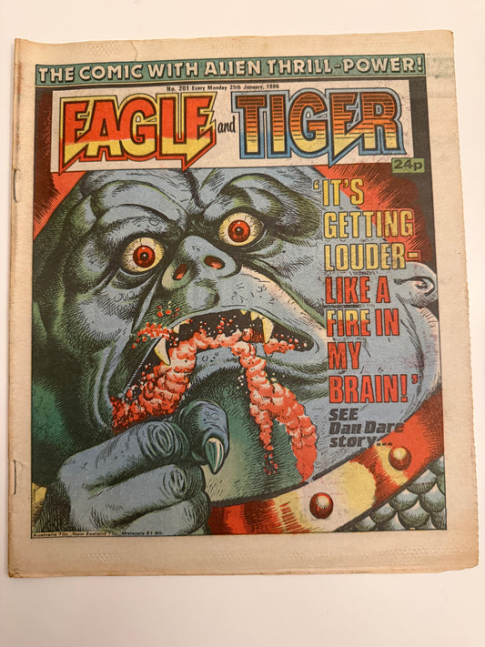 Eagle and Tiger Comic – Issue No. 201 (25th January 1986)