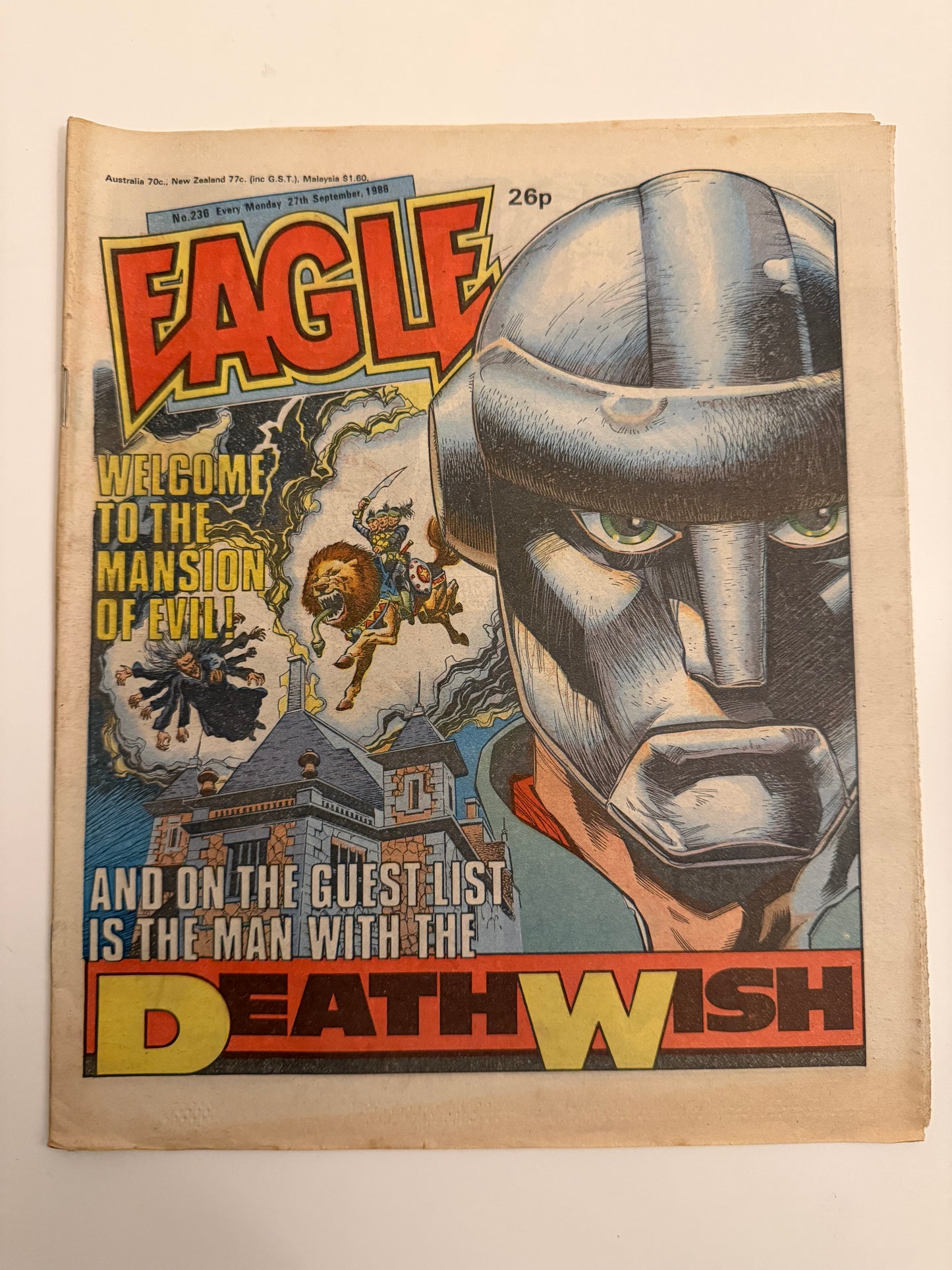 Eagle Comic – Issue No. 236 (27th September 1986)