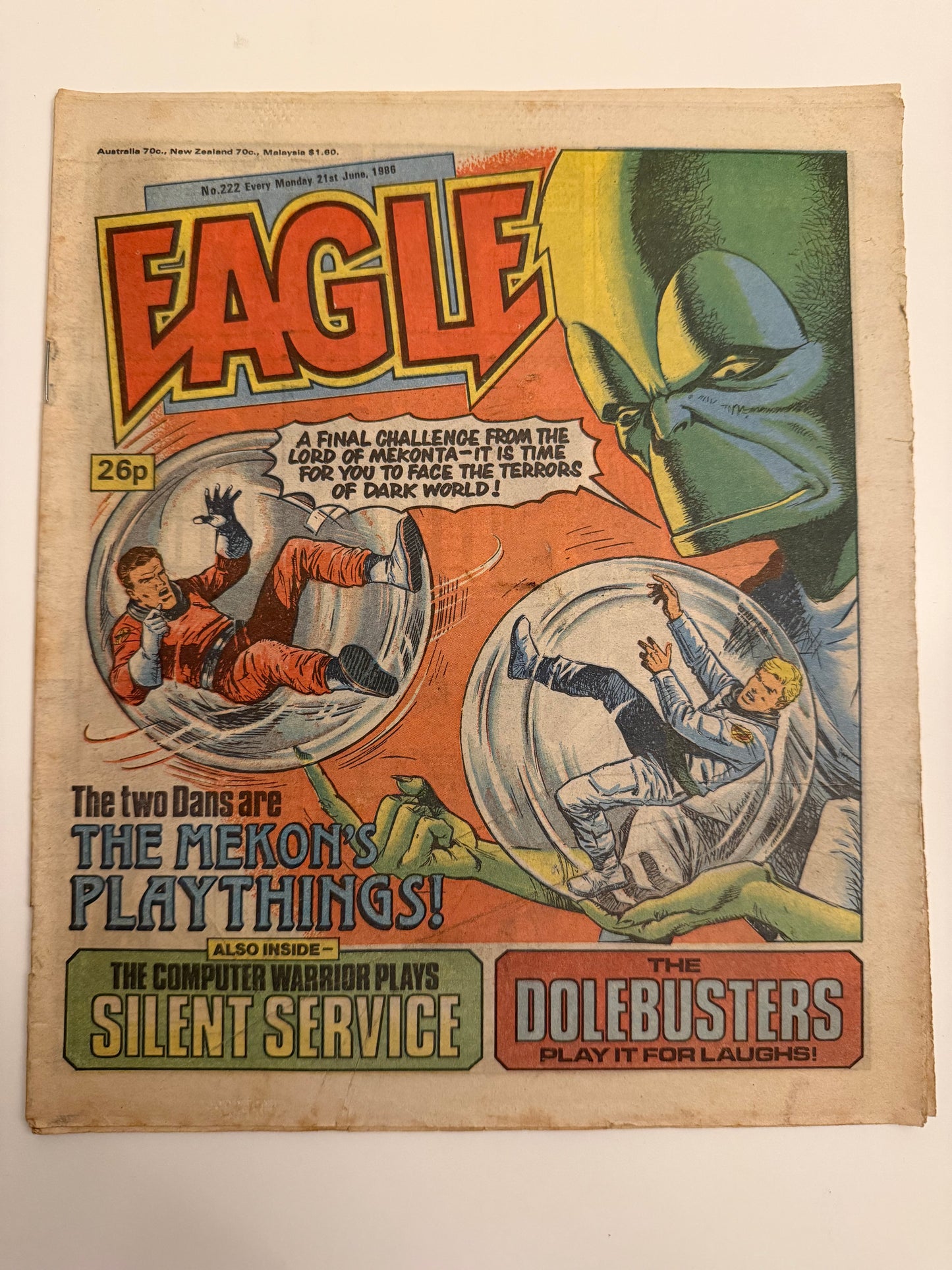 Eagle Comic – Issue No. 222 (21st June 1986)