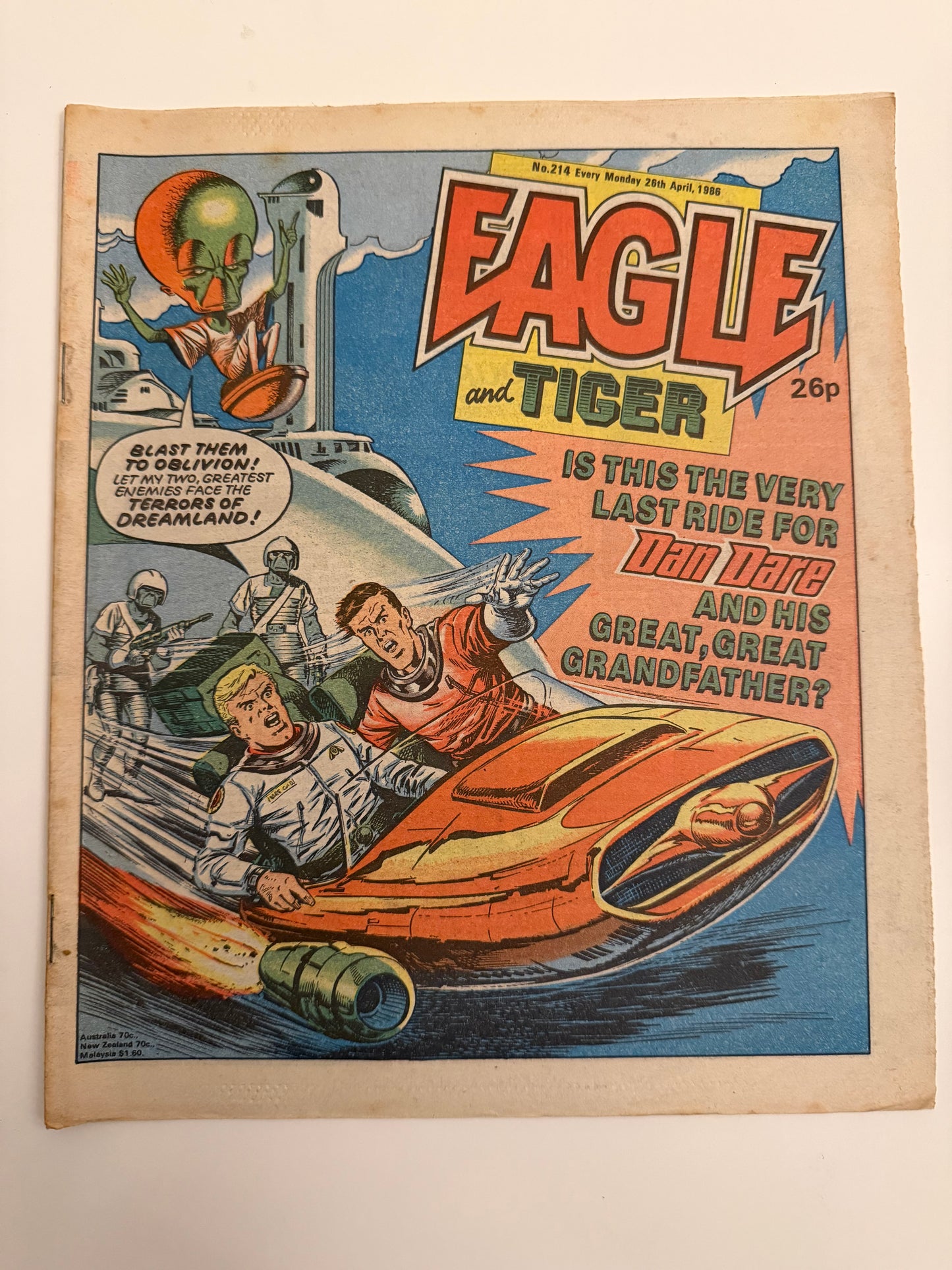 Eagle and Tiger Comic – Issue No. 214 (26th April 1986)