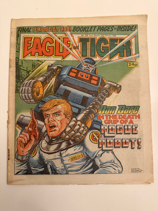 Eagle and Tiger Comic – Issue No. 204 (15th February 1986)