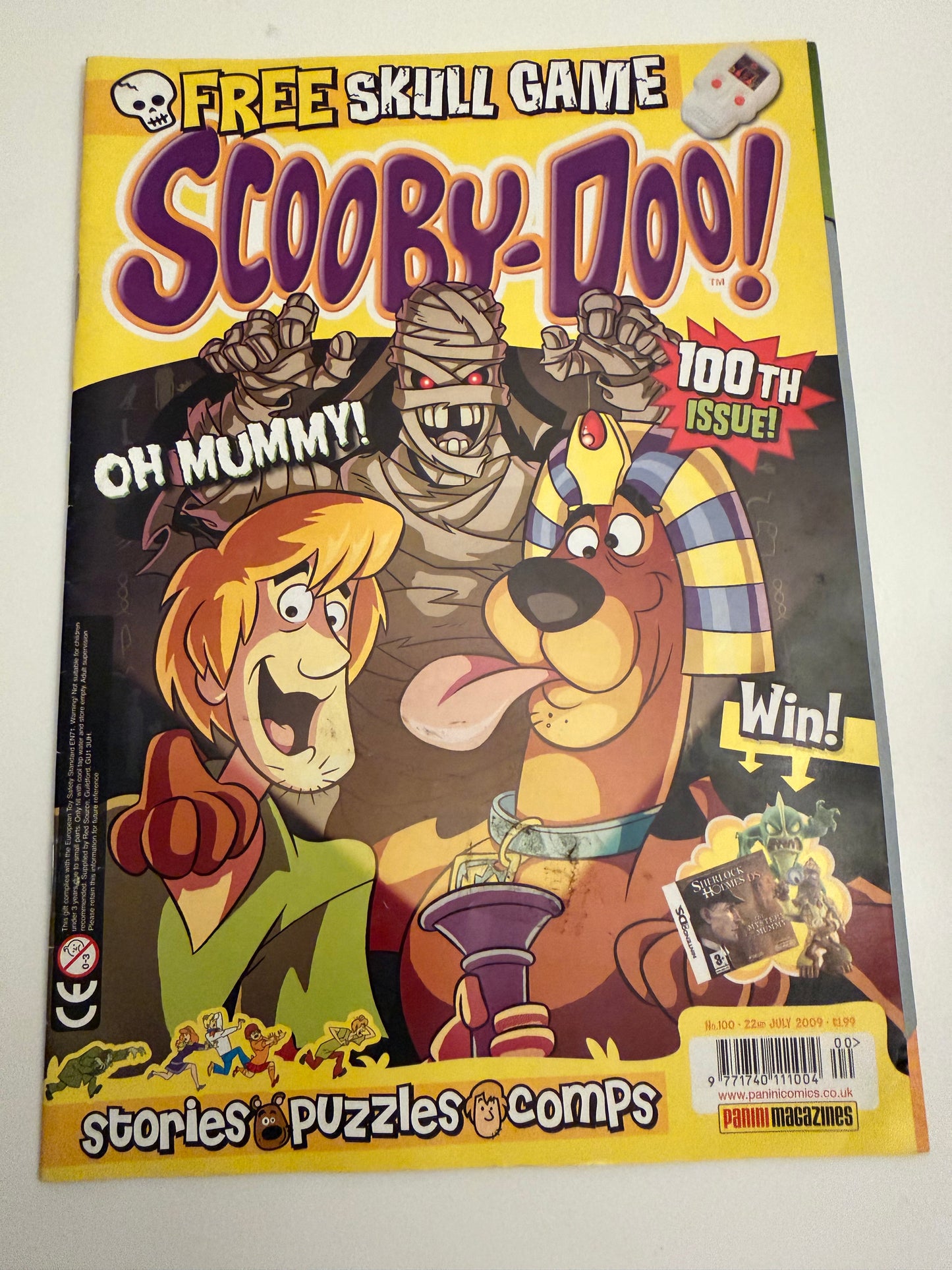 Scooby-Doo! Panini Magazine 100th Issue 22nd July 2009