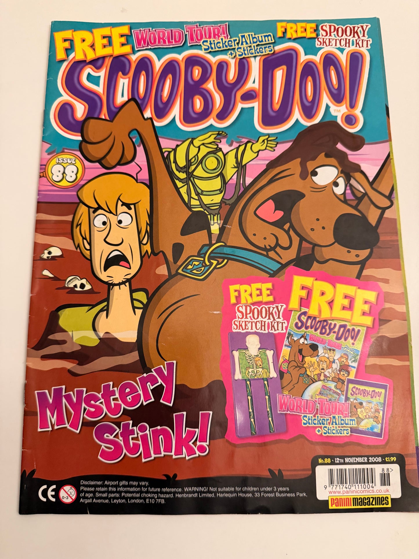 Scooby-Doo! Panini Magazine No. 88 12th November 2008