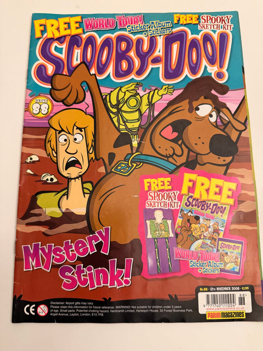 Scooby-Doo! Panini Magazine No. 88 12th November 2008