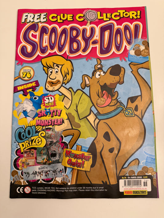 Scooby-Doo! Panini Magazine No. 76 5th March 2008
