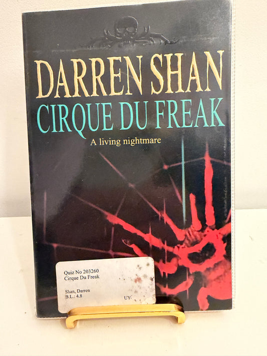 Cirque Du Freak by Darren Shan Book 1 in the Saga (paperback book)